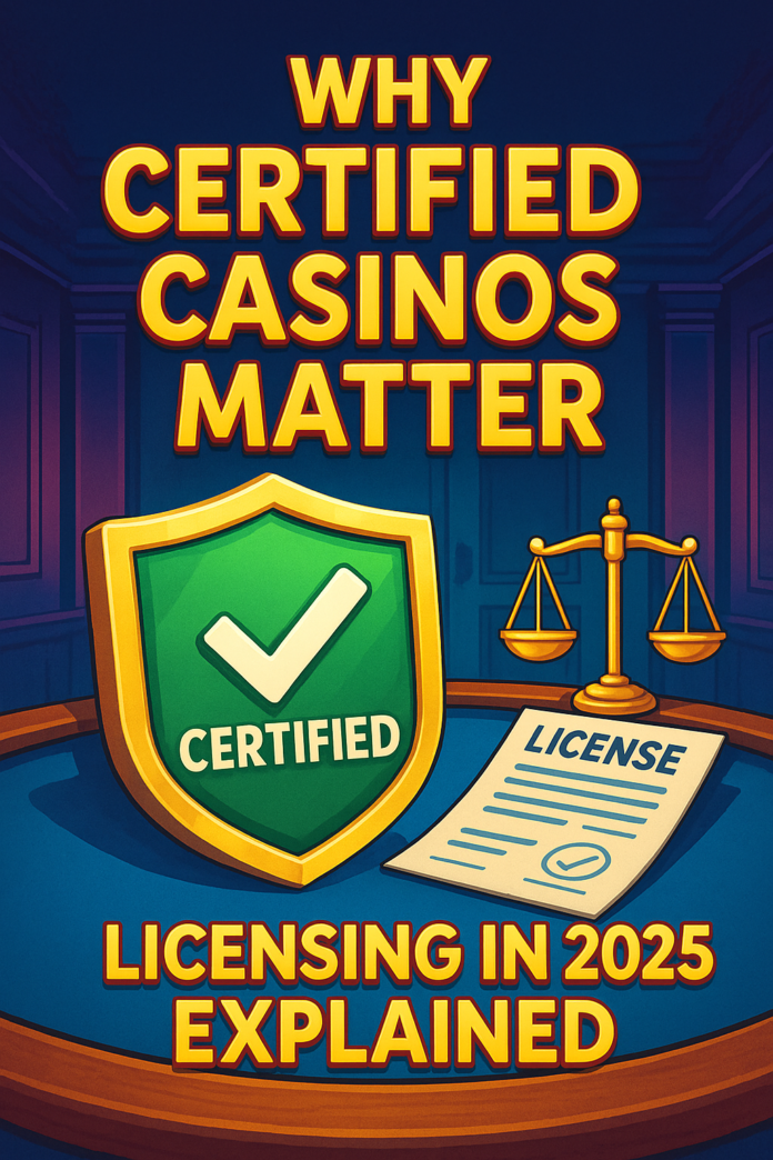 certified casino license