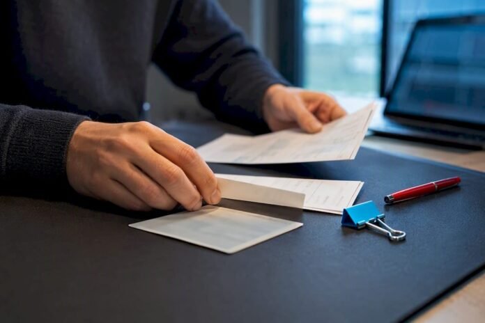 Documents prepared for casino account verification