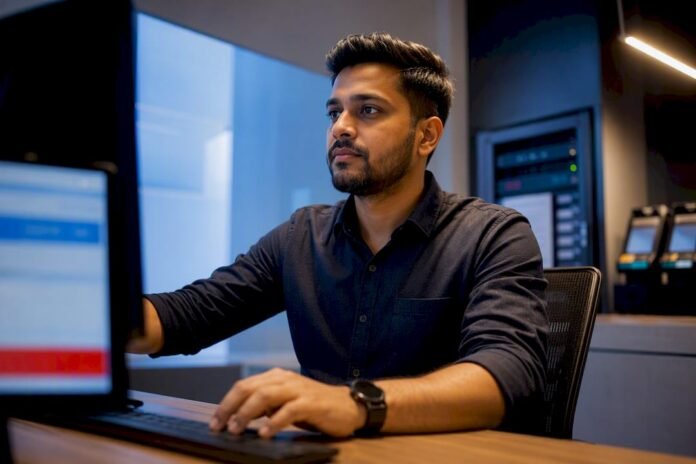 Payment specialist reviewing withdrawal processing