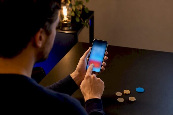 Player reviewing an online slot feature purchase