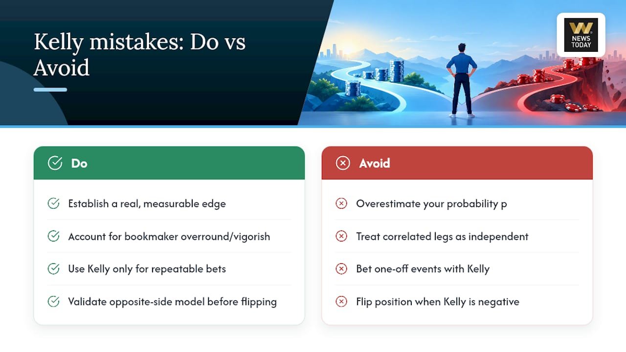 Where Kelly breaks down and the mistakes bettors make — overview diagram