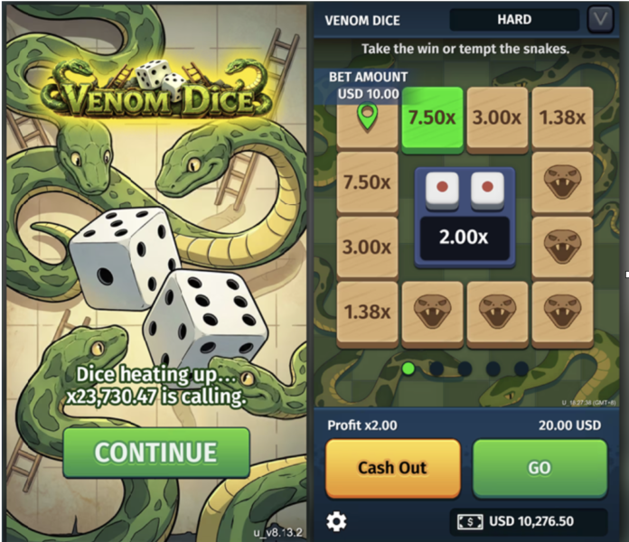 venom dice